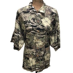 {Tommy Bahama} Floral Button Down Shirt